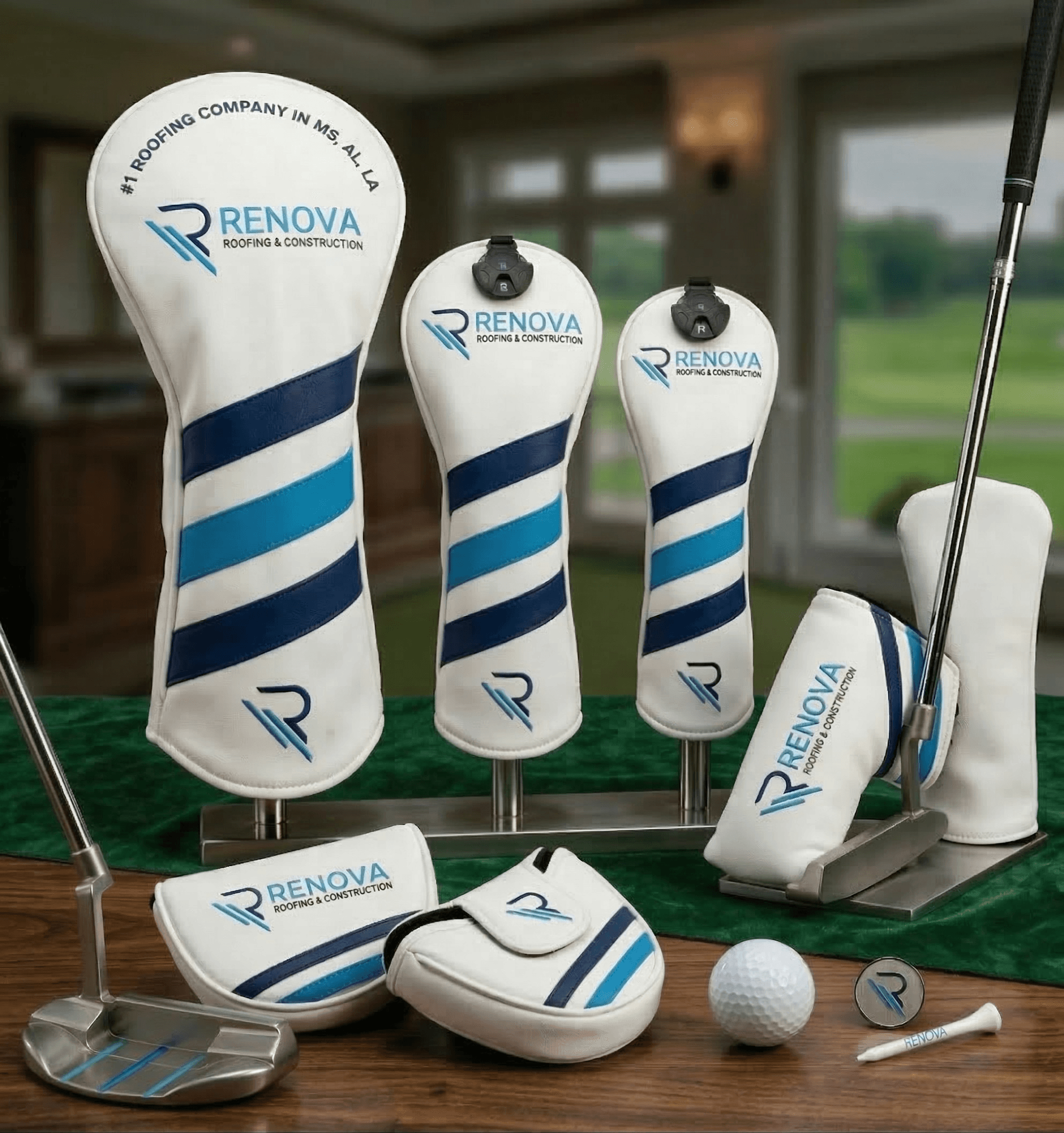 Renova Roofing Company headcover concept preview