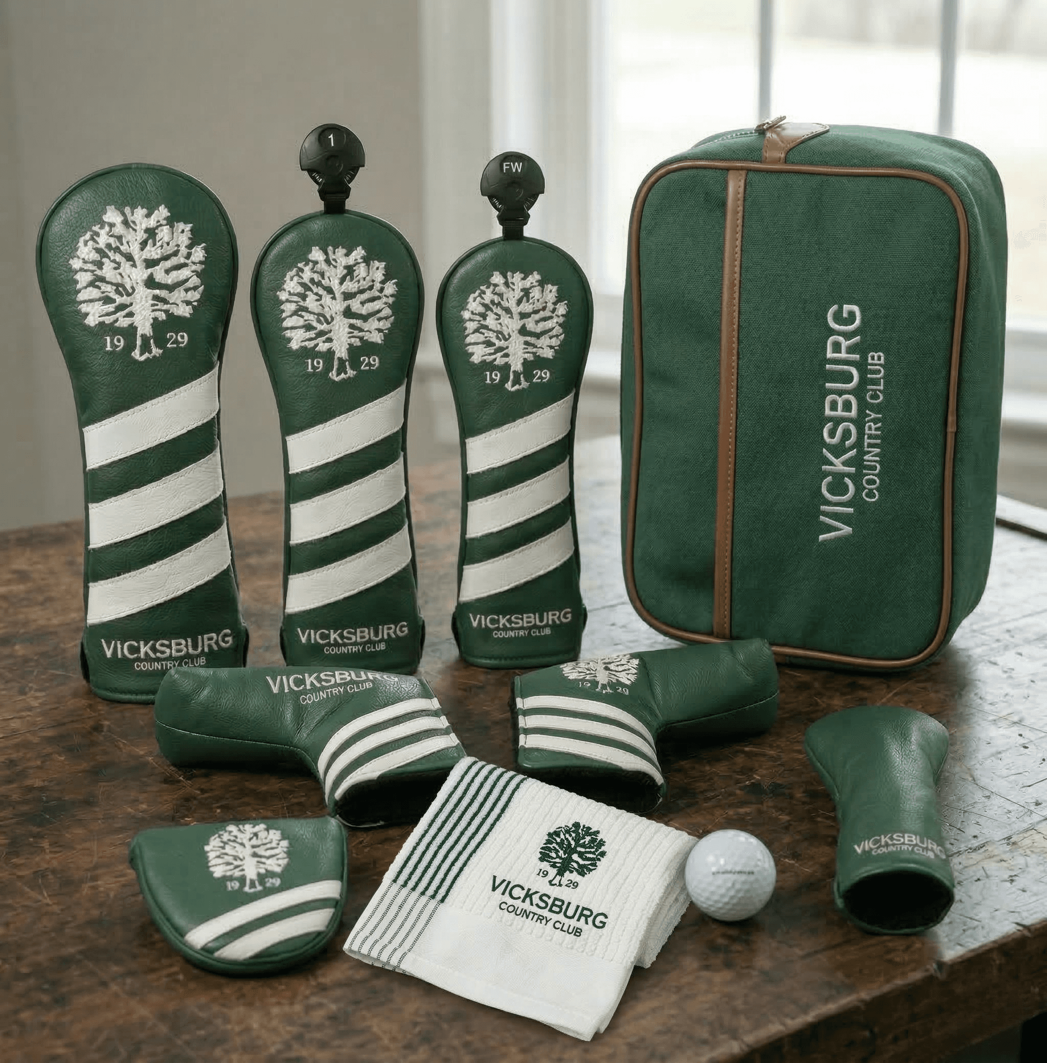Vicksburg Country Club headcover concept